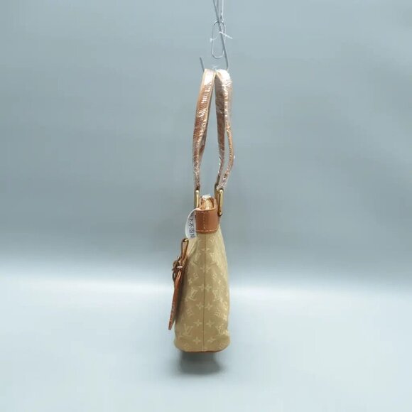 100% Authentic Louis Vuitton  Brown Monogram Cloth Shoulder Bag 778-111024 - Picture 3 of 12